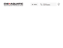 Tablet Screenshot of deaquatic.com